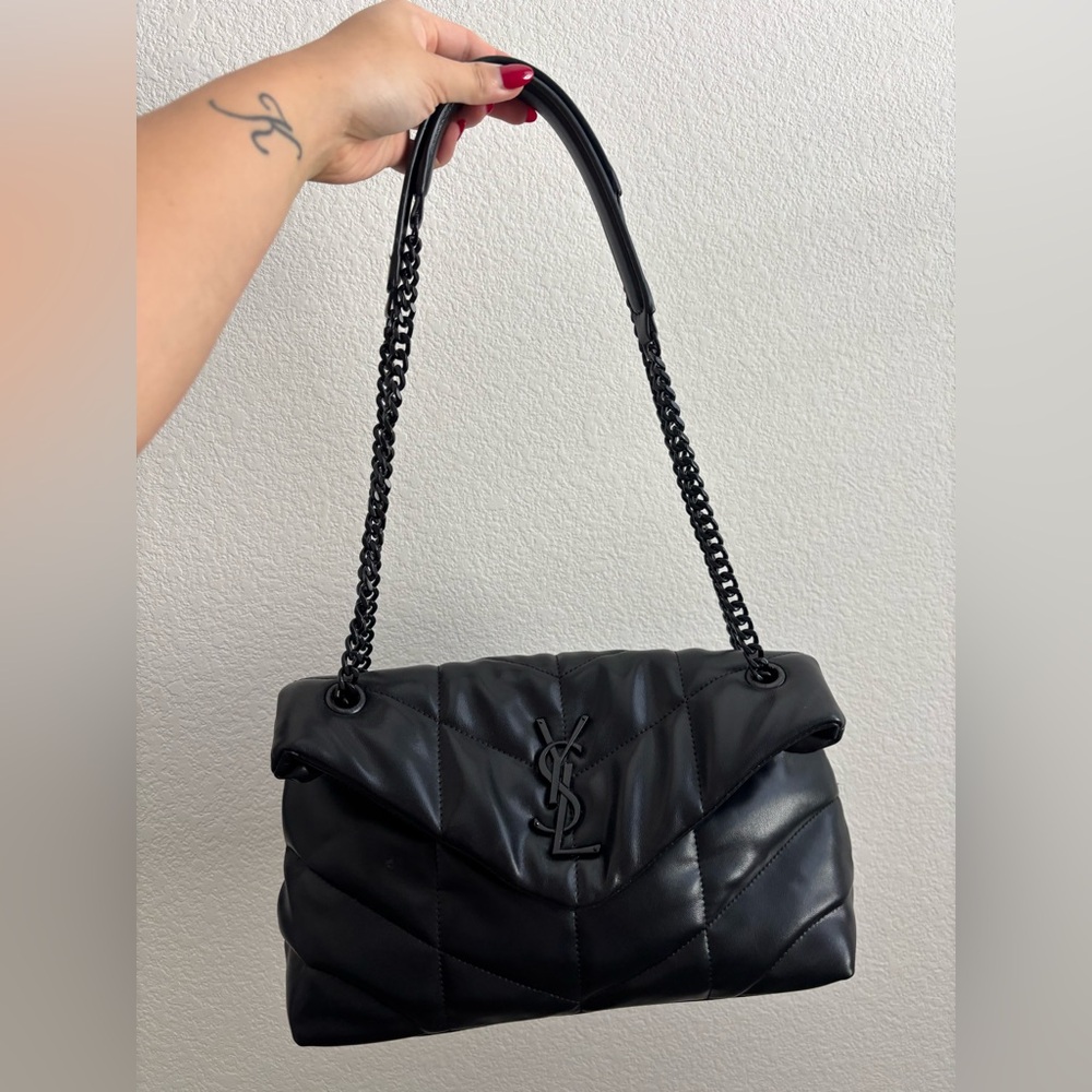 Yves Saint Laurent Lou Lou Puffer Quilted Shoulder Bag